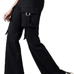 dolce crudo Women's Bootcut High Rise Clean Look Regular Length Stretchable Denim Jeans-picture-30