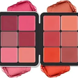Rubyface12 Colors Cream Blush Palette, Long-Wearing Moisturizing Formula, Fade-Proof High-Intensity Pigment, Natural-Looking Matte Finish for All Skin Types-picture-36