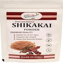 The Village Organic 100% Pure Shikakai Powder | Natural Hair Cleanser & Conditioner | Hair Growth, Dandruff Control & Scalp Care – 100g-picture-18