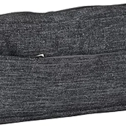 AQBAH Multi-Utility Pocket Large Capacity Pencil Case Canvas Pouch with 3 Zippers School Supply for Students, Stationery Box, Space Pen/Pencil Box for Kids, Boys & Girls Gift (Pack of 1, Grey)-image-33