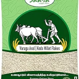 VS Products Varagu Millet Flakes, 450g, Avalakki Poha, For Breakfast, Kodo Aval, Gluten Free, Preservative Free, Rich Fiber Healthy Breakfast Millet Flakes, 450g-picture-29