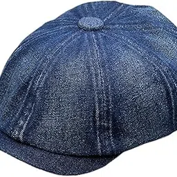 Womens Beret Hat Newsboy Cap Denim Paperboy Painter Hat Casual Visor Dark Blue|Clothing, Shoes & Accessories | Womens Accessories | Hats-image-91