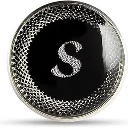 Black Colored Alphabet Lapel Pin-image-31