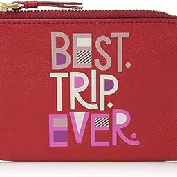 fossil RFID Passport Zip Around Red Card Case (SLG1209621)-picture-10