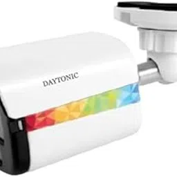 DAYTONIC CCTV Security Camera | 5 MP-4K Full HD + Full Colour Bullet Camera - 20 Mtr|$C8238 1/3" Target Surface |Bullet LED Adjust Camera| 3.6mm Lens (White)-picture-52