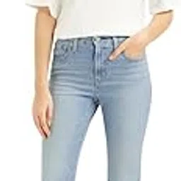 levi's Women's 725 Light Blue Slim Bootcut Fit High Rise Jeans-picture-38