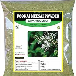 3V PRODUCTS Poonai Meesai Powder 100g | Java Tea Leaf | Orthosiphon Stamineus | | Cat Whiskers | Seeraga Thulasi-picture-10