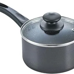 Prestige Omega Deluxe Granite Non Stick Milk Pan with Lid,16Cm Black,1.5 Liter-picture-49