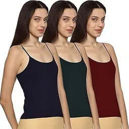awwni Women's Sleeveless Slip | 95% Cotton 5% Elastane | Inner Wear | Comfortable Fit | Soft Stretch Fabric-picture-32