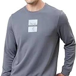 technosport Men's Polyester Crew Neck Full Sleeve Graphic Print Sweatshirt with SPF50+, Anti Static for Regular Use-picture-22