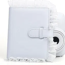 Photo Album for Mini Camera, Mini Film Photo Album Book 64 Pockets Universal for Polaroid Mini12 11 9 8 Instant Camera 3in Picture Name Card Holder (White)-picture-17