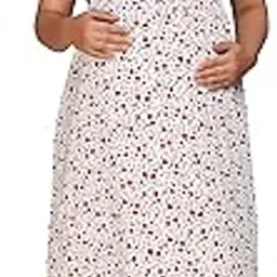 Women's Knee Length Maternity/Feeding/Nursing Dress-image-81