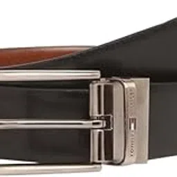tommy hilfiger Mens Leather Buckle Closure Formal Belt (Black_X-Large)-picture-16