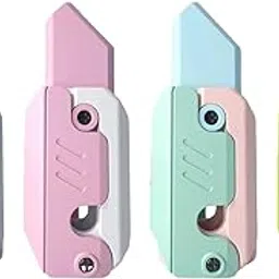 Fashion My Day Gravity Fidget Toy Interactive Party Favor Creative Small Radish Knife Toys Green Violet-image-23
