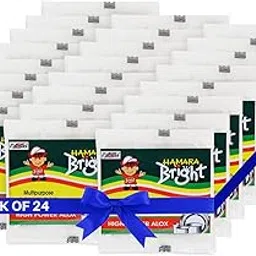 Fablas Hamara Bright Nylon Scrub Pad (Pack of 24) - 7.5cm x 10cm, Durable Anti-Grease Technology, Removes Stubborn Stains, Long-Lasting & Cost-Effective for Tough Cleaning-picture-11