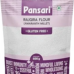 Pansari Rajgira Flour (Chaulai Atta) 500gm | Gluten-Free Amaranth Flour | High in Protein | Rich in Fiber | Promotes Heart & Bone Health | Aids Digestion-picture-53