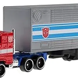 Hot Wheels Track Fleet, 1:64 Optimus Prime Die-Cast Toy Vehicle, Combined Cab & Trailer That Works On Tracks 3 Years & Above, Multicolor-image-29