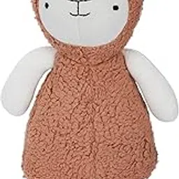 haus & kinder Knitted Soft Children Toys - Machine Washable Toy Gift for Kids, Soft Toys for Girls & Soft Toys for Boys, Toddler Toy, Toys for New Born Baby Boy and Girls, Rust-Natural, 10X25 CM, 1Pc-picture-31