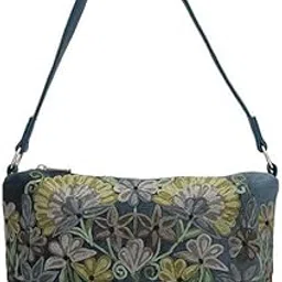 caprese TRESNA Embroidery Crossbody Green Handbag-picture-39