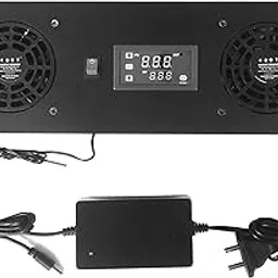 Fourdot Adjustable Cooling System with termerature monitor for Rack, Almirah, Home theater-picture-17