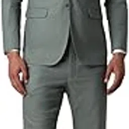 Men's Polyester Blend Three Piece Suit-Dress Set-image-72