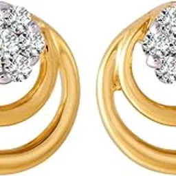 p.c. chandra jewellers 18k (750) Yellow Gold Clip on Earrings for Women Yellow-picture-45
