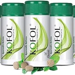 Chewable Tablets | Ayurvedic Relief for Sore Throat & Dry Cough | Sugar-Free, Easy to Carry, Quick & Effective Throat Care – 90 Tablets (Pack of 5)-image-2