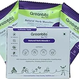 Greenbite Natural Herb Masala+ | Helps Quit Tobacco | Gutkha Addiction Solution | Premium flavoured Granules | Nicotine-free | No Tobacco, No Supari | 10 Herbal extracts | Non-Addictive & Safe (Pack of 3)-picture-13