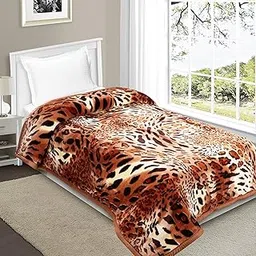 Signature Comfy Single Bed Blanket | 2 Ply Super Soft | Weight 3.5 kg | Cozy & Warm Seasons | Ideal for Single Beds (Jungle)-image-26