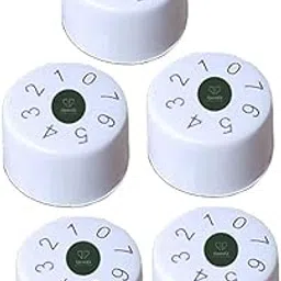 QemiQ® -Fan Speed Controller Knob Mini Size (5 Unit's) Hole Size:3mm White.-picture-25