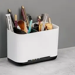 the sr brand SR Razor Shaving Kit and Toiletries Cosmetics Organizer,Toothbrush Caddy, Bathroom Toothbrush Toothpaste Tube Holders Organizer Container Stand Storage Box for Easy-Store(Black)-picture-13