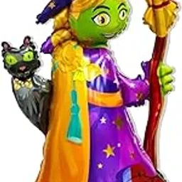 Rozi Decoration Halloween Ghost Foil Balloons | Giant Halloween Set Of 1 Pcs | Halloween Theme Mylar Foil Balloons | Halloween Decorations Scary Birthday Party Decoration | Halloween Party Balloon.-image-3