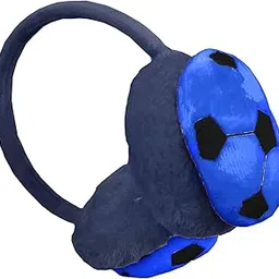 cool indians Kids Football Themed Faux Fur Winter Warm Earmuffs For Boys And Girls Ear Muff. (Blue)-picture-23