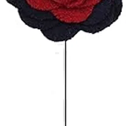 peluche Graceful Bloom Red Brooch for Men image 1