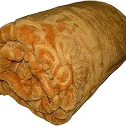 CHANGERS Embossed Blankets,Quilt,duvets,dohar,Quilt,duvets,dohar Solid Colour Ultra Soft Floral Double Bed Heavy Mink Winter Blanket-image-0