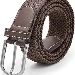 vtflair Stretchable Braided Woven Fabric Belt for Men and Women, Fits on upto 34 inch waist size-picture-30