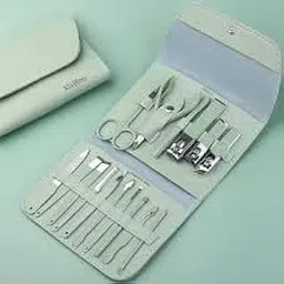 Manicure Set Nail Clipper Kit - 16 Pieces Stainless Steel Manicure Kit - Nail Care Tools for Hand & Feet - Nail Clippers Pedicure Professional Grooming Kits for Facial Care, Hand Care, Foot Care (Assorted Color)-picture-39