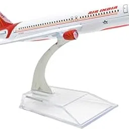 Diecast Aeroplane Scale Model, Aircraft Model Airline, Metal Aircraft Display Only for Display Size -16 Cm Multicolor (AIR India)-image-12