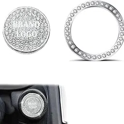 Pivdo® Car Engine Push Start Stop Button Diamond Ring Interior Decoration Accessories For X1, X3, X5, M2, i4, iX1, Series 2, 3, 5, 7, 6, Z4, M340i, X7, M4, M8, XM, X4, i7, i4, iX1, iX, X8-picture-31