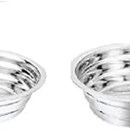 Damurhu Stainless Steel Colander Rice Jali for Kitchen/Fruit & Vegetable Washing Bowl with Handles – Rust-Proof,Multipurpose Use (Dia ; 20 cm, 24 cm,) Set of 2 Size -10,12-picture-18