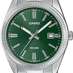 casio Enticer Men Analog Green Dial Men MTP-1302PD-3AVEF (A2262)-picture-0