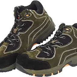 black+decker High Ankle Black Leather Safety Shoes for Men | Double Density | Fiber Toe | Antistatic & Antislip | BXWB0166IN-picture-11