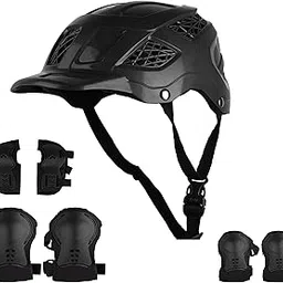 Koko Dragon Kids Skating & Cycling Helmet | Protective Gear for Boys & Girls (Black, X-Small 520 MM)-picture-19