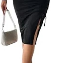 jinjin fashion Pencil Bodycon for Woman Black Skirt & Skiny fit Skirts Roby-picture-51