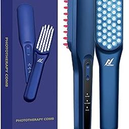 NexLev Hair Phototherapy Comb | Scalp Massager | LED Red Light for Hair Growth|Blue Light to Reduce Dandruff | Hair Fall Control |Type C |90 Min Use|Targeted Laser Hair Growth Treatment|3 Modes|LE-02-picture-0