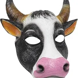 calandis Cow Mask Face Cover Halloween Costume For Drama Performance Festival | Masks & Eye Masks | Accessories | Costumes, Reenactment, Theater | Clothing, Shoes & Accessories-picture-18