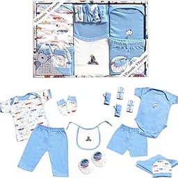 Vparents Baby Gift Box Pack of 13|Baby Care Products Gift Box | Newborn Baby Essentials | New Born Baby Gifts | Baby Shower Gift |Bitsy (Blue) 110350-picture-31