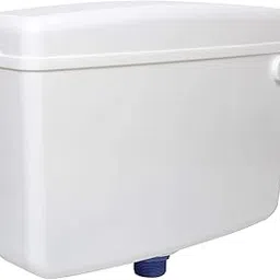 Toilet Flush Tank Slim and Stylish Single Flush Tank Flushing Cistern 10 Liters Capacity PVC (Antique Quality-White) (Pack of 1)-picture-33