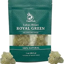 Royal Hojari Green Frankincense | Certified Healthy Pure Incense Resin Volume | Grade A Oman Boswellia Sacra | (1.3.5) oz, 1.2lb, 1lb, 1oz-picture-10