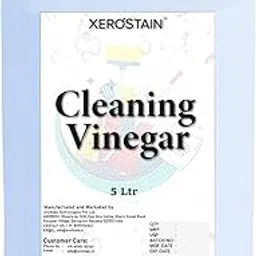 Xerostain Ultrapure Distilled Vinegar for cleaning (5 Ltr) | 8% in cleaning vinegar Ideal for Hard Water Stain Remover, Kitchen Degreaser, Bathroom Tile Cleaner, Limescale & Pet Odour Eliminator.-picture-31